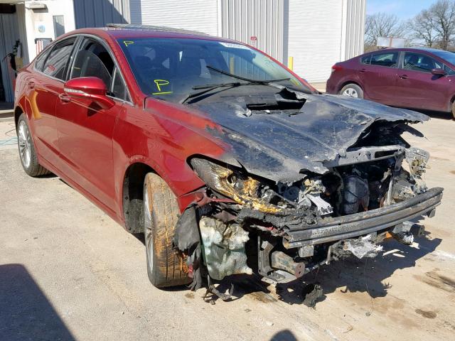 3FA6P0K97GR232645 - 2016 FORD FUSION TIT RED photo 1