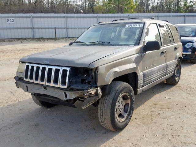 1J4FX58S6WC281764 - 1998 JEEP GRAND CHER GRAY photo 2