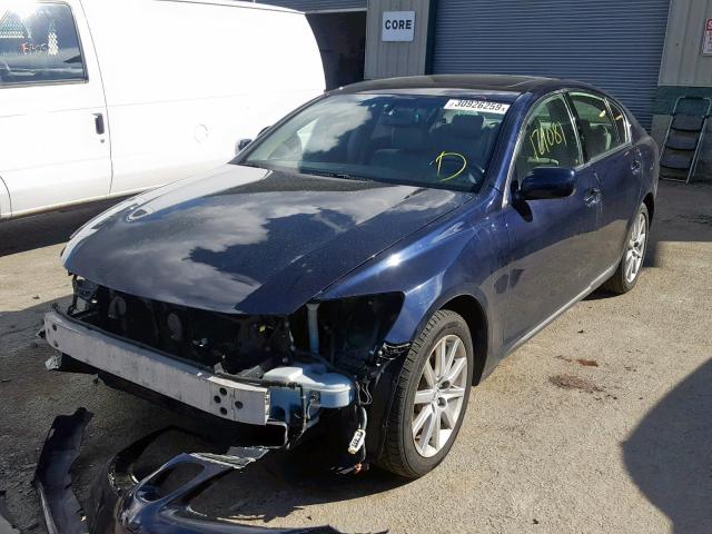 JTHCH96S960008821 - 2006 LEXUS GS GENERAT BLUE photo 2