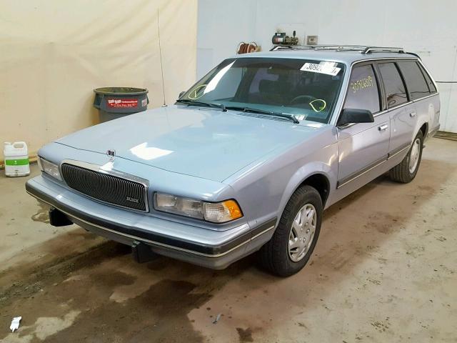 1G4AG8540R6490679 - 1994 BUICK CENTURY SP BLUE photo 2