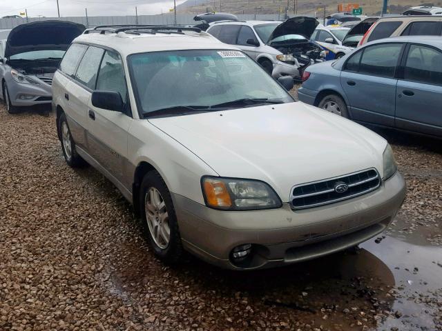 4S3BH675527630659 - 2002 SUBARU LEGACY OUT WHITE photo 1