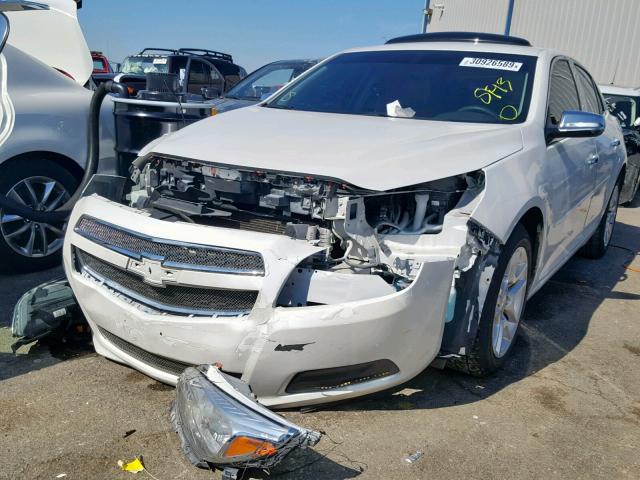 1G11C5SA2DF316252 - 2013 CHEVROLET MALIBU 1LT WHITE photo 2