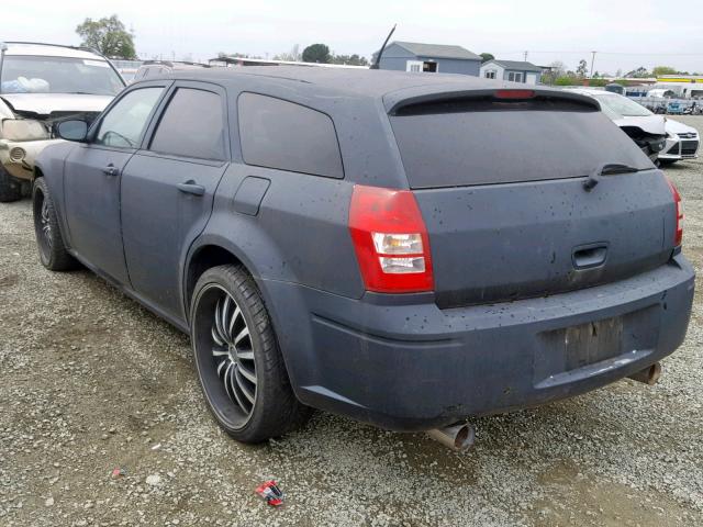 2D4FV47T28H104406 - 2008 DODGE MAGNUM BLACK photo 3