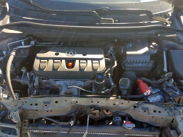 19VDE1F39FE001425 - 2015 ACURA ILX 20 GRAY photo 7