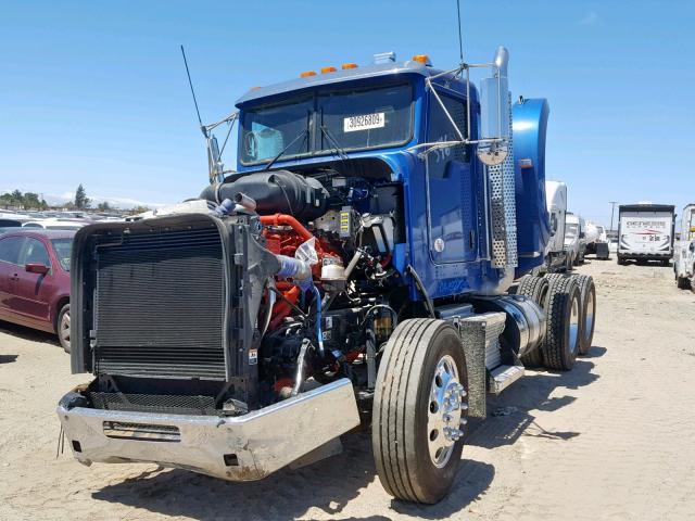 1NKDL49X9LJ379898 - 2020 KENWORTH CONSTRUCTI BLUE photo 2