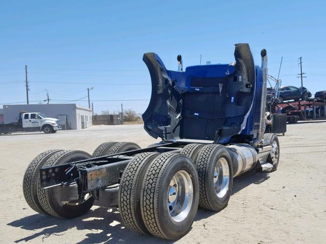 1NKDL49X9LJ379898 - 2020 KENWORTH CONSTRUCTI BLUE photo 4