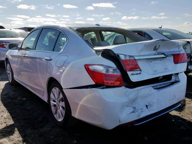 1HGCR2F84EA291603 - 2014 HONDA ACCORD EXL WHITE photo 3