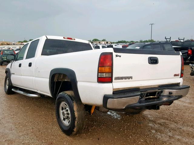 1GTHC23U57F136796 - 2007 GMC SIERRA C25 WHITE photo 3