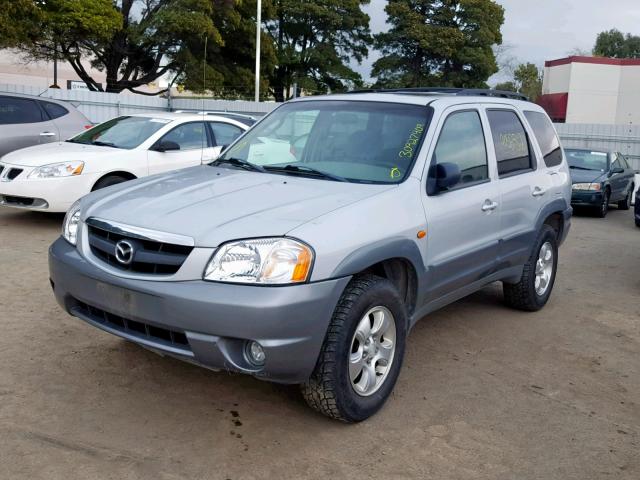 4F2YU08162KM42955 - 2002 MAZDA TRIBUTE LX TAN photo 2