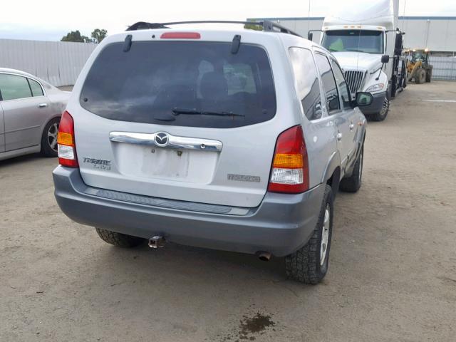 4F2YU08162KM42955 - 2002 MAZDA TRIBUTE LX TAN photo 4