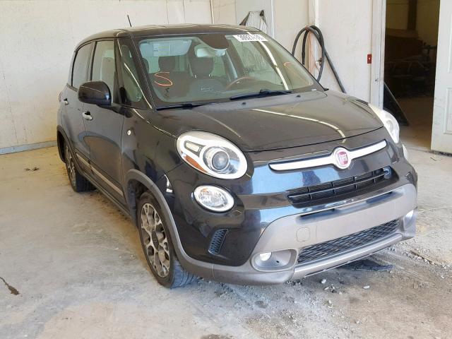 ZFBCFADH2EZ015784 - 2014 FIAT 500L TREKK BLACK photo 1