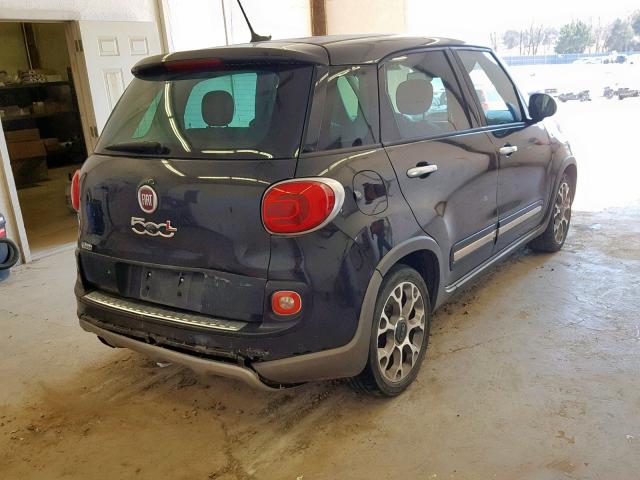 ZFBCFADH2EZ015784 - 2014 FIAT 500L TREKK BLACK photo 4