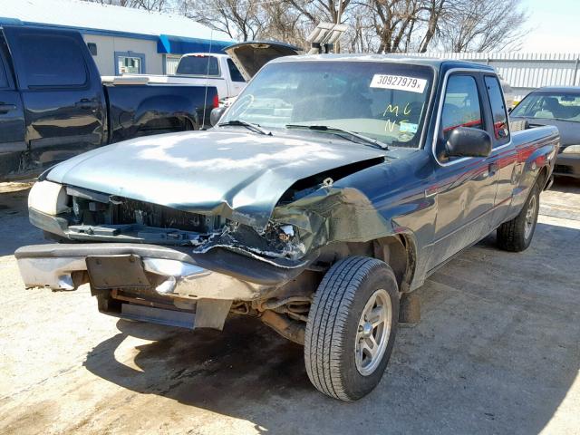 4F4YR16CXWTM35929 - 1998 MAZDA B2500 CAB GREEN photo 2