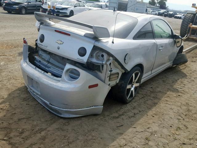 1G1AP14P367632786 - 2006 CHEVROLET COBALT SS SILVER photo 4