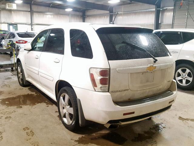 2CNDL037586279395 - 2008 CHEVROLET EQUINOX SP WHITE photo 3