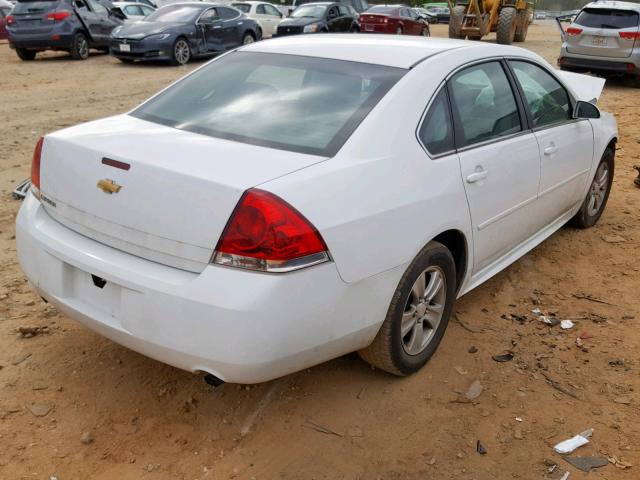 2G1WA5E33E1133704 - 2014 CHEVROLET IMPALA LIM WHITE photo 4