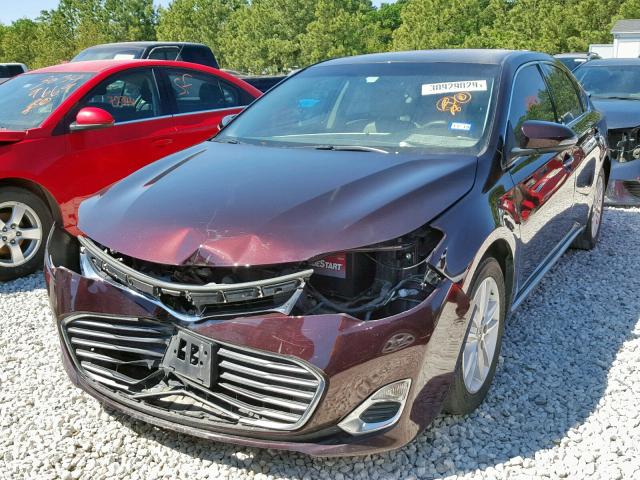 4T1BK1EB5FU138701 - 2015 TOYOTA AVALON XLE MAROON photo 2