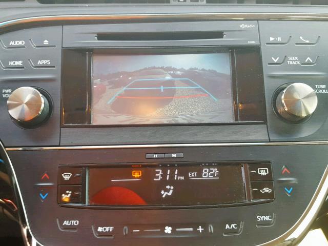 4T1BK1EB5FU138701 - 2015 TOYOTA AVALON XLE MAROON photo 9