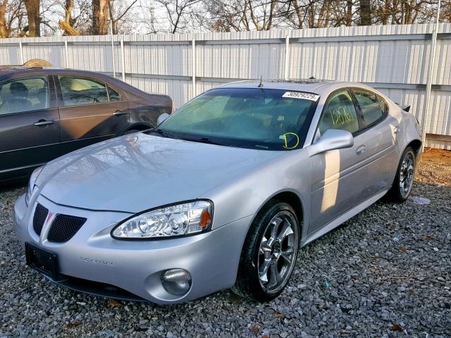 2G2WR52481108734 - 2004 PONTIAC GRAND PRIX SILVER photo 2