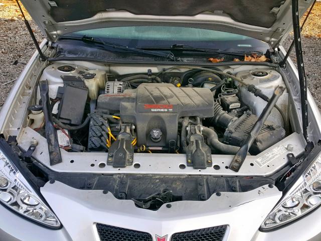 2G2WR52481108734 - 2004 PONTIAC GRAND PRIX SILVER photo 7