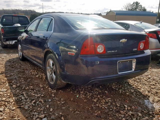 1G1ZC5E00AF127715 - 2010 CHEVROLET MALIBU 1LT ლურჯი ფოტო 3