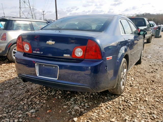 1G1ZC5E00AF127715 - 2010 CHEVROLET MALIBU 1LT ლურჯი ფოტო 4