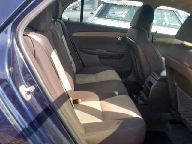 1G1ZC5E00AF127715 - 2010 CHEVROLET MALIBU 1LT ლურჯი ფოტო 6