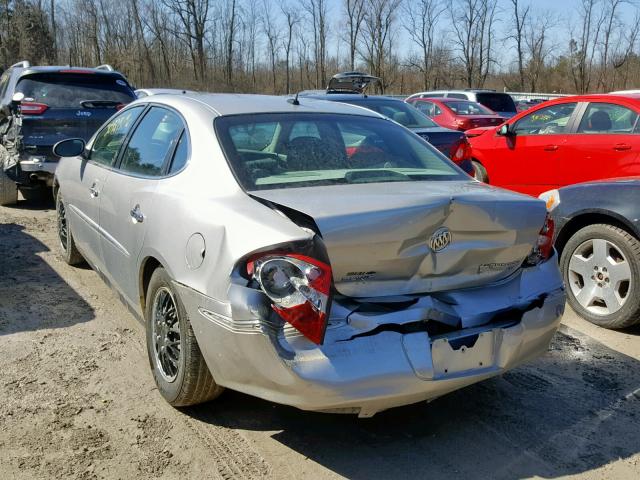 2G4WC582281192800 - 2008 BUICK LACROSSE C SILVER photo 3