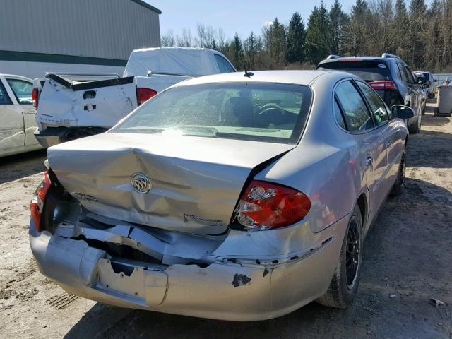 2G4WC582281192800 - 2008 BUICK LACROSSE C SILVER photo 4