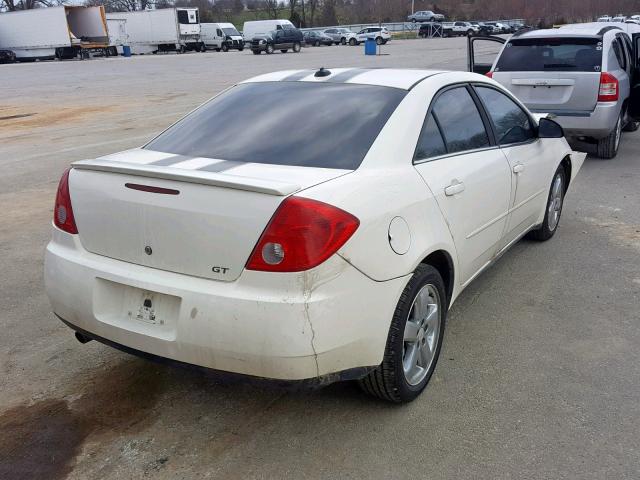 1G2ZH528954179322 - 2005 PONTIAC G6 GT WHITE photo 4