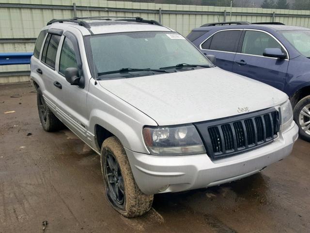 1J8GW48N04C349130 - 2004 JEEP GRAND CHER SILVER photo 1