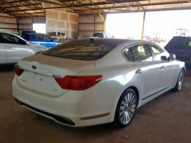 KNALU4D46F6026658 - 2015 KIA K900 WHITE photo 4