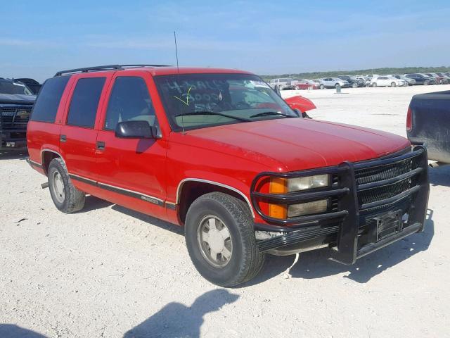 1GKEC13R8VJ760650 - 1997 GMC YUKON RED photo 1