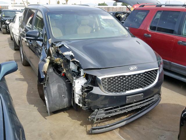 KNDMB5C10J6399522 - 2018 KIA SEDONA LX BLACK photo 1