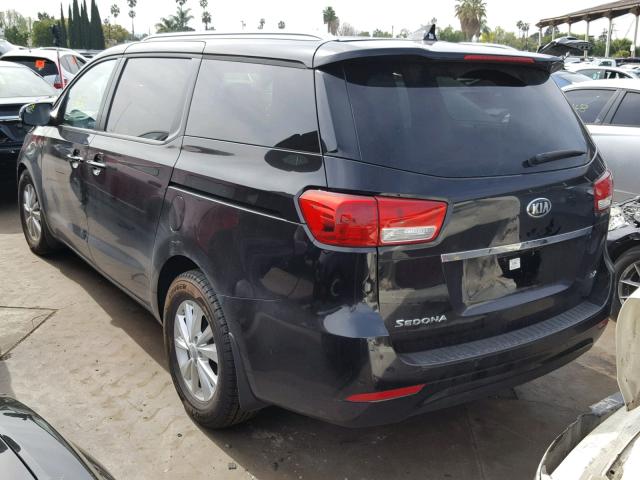 KNDMB5C10J6399522 - 2018 KIA SEDONA LX BLACK photo 3