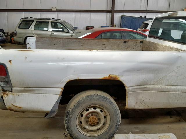 3B7KC26Z01M530257 - 2001 DODGE RAM 2500 WHITE photo 9