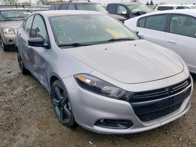 1C3CDFBB4GD541109 - 2016 DODGE DART SXT SILVER photo 1