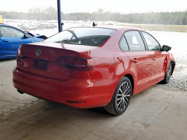 3VWD17AJ5HM308947 - 2017 VOLKSWAGEN JETTA SPOR RED photo 4