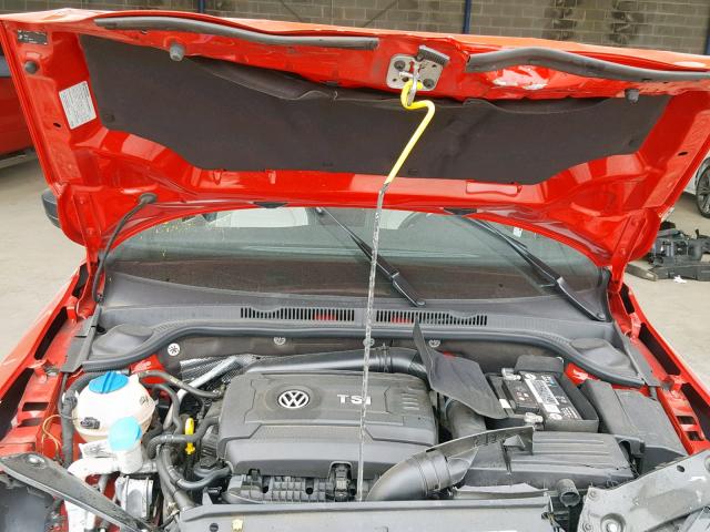 3VWD17AJ5HM308947 - 2017 VOLKSWAGEN JETTA SPOR RED photo 7