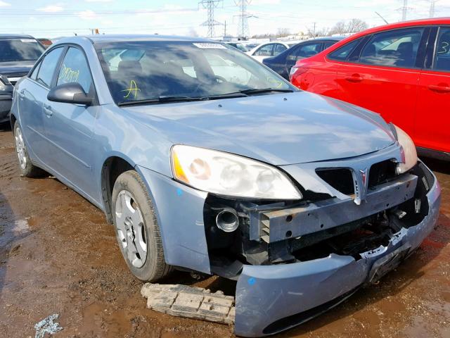 1G2ZF58B374159370 - 2007 PONTIAC G6 VALUE L BLUE photo 1