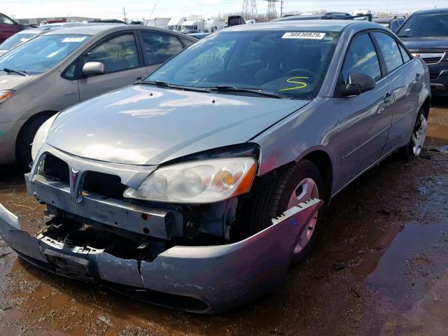 1G2ZF58B374159370 - 2007 PONTIAC G6 VALUE L BLUE photo 2