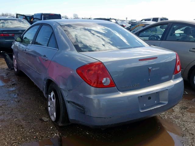 1G2ZF58B374159370 - 2007 PONTIAC G6 VALUE L BLUE photo 3