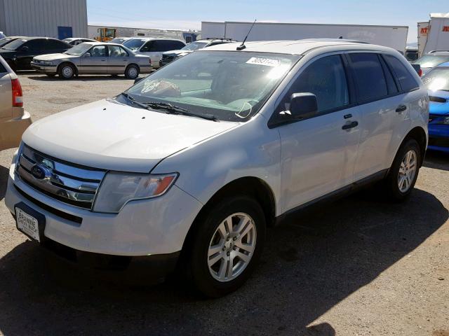 2FMDK3GC2ABA08478 - 2010 FORD EDGE SE WHITE photo 2