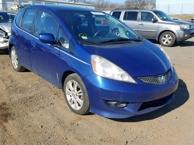 JHMGE88429S041980 - 2009 HONDA FIT SPORT BLUE photo 1