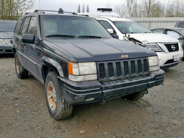 1J4GZ78Y3TC349397 - 1996 JEEP GRAND CHER BLACK photo 1