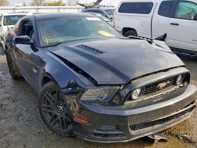 1ZVBP8CF8E5333797 - 2014 FORD MUSTANG GT BLACK photo 1