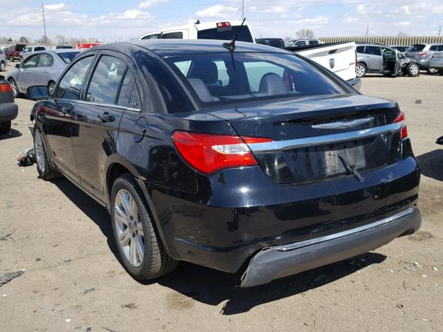 1C3CCBBB5DN694406 - 2013 CHRYSLER 200 TOURIN BLACK photo 3