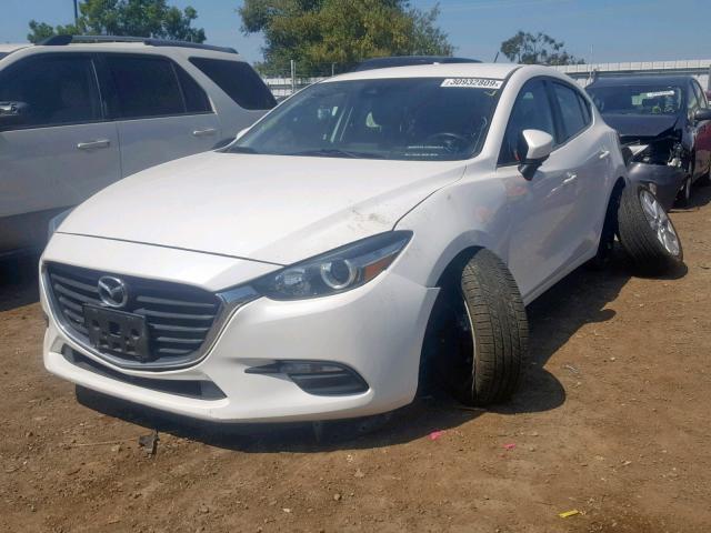 3MZBN1L71HM113874 - 2017 MAZDA 3 TOURING WHITE photo 2