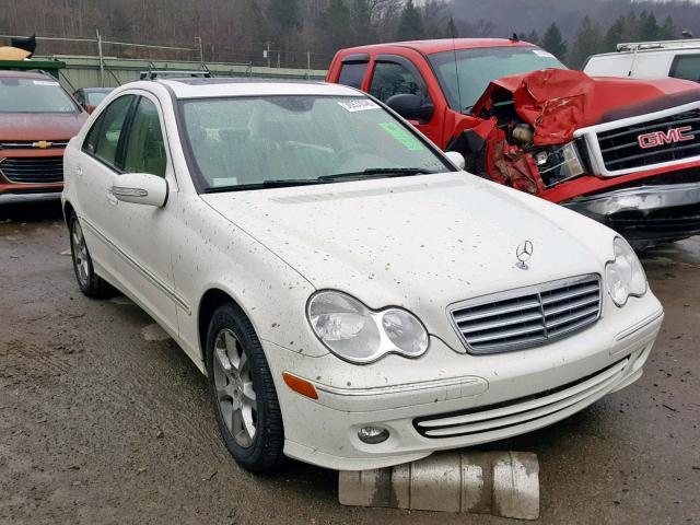 WDBRF92H07F839472 - 2007 MERCEDES-BENZ C 280 4MAT WHITE photo 1