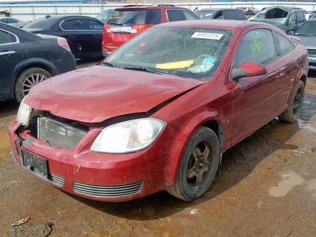 1G2AL15F077150517 - 2007 PONTIAC G5 RED photo 2